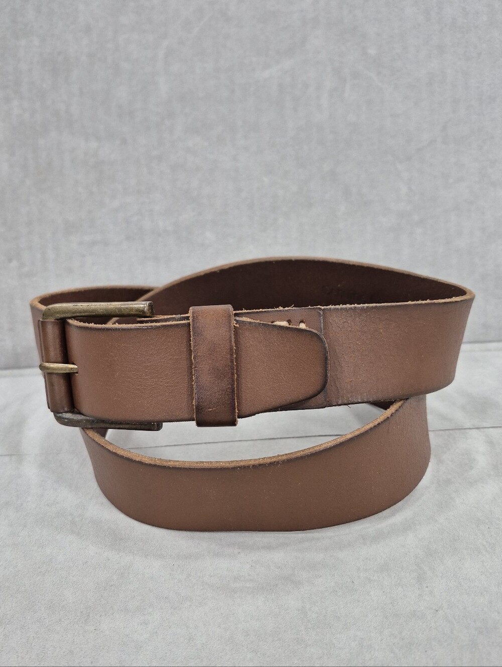 Timberland belt men's 38 brown leather casual work